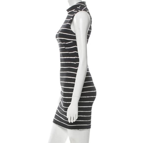 Elizabeth & James striped bodycon dress size 2 - Picture 2 of 7